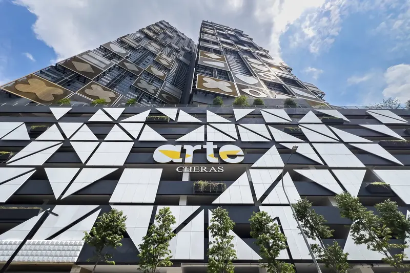 Arte Cheras towers and facade