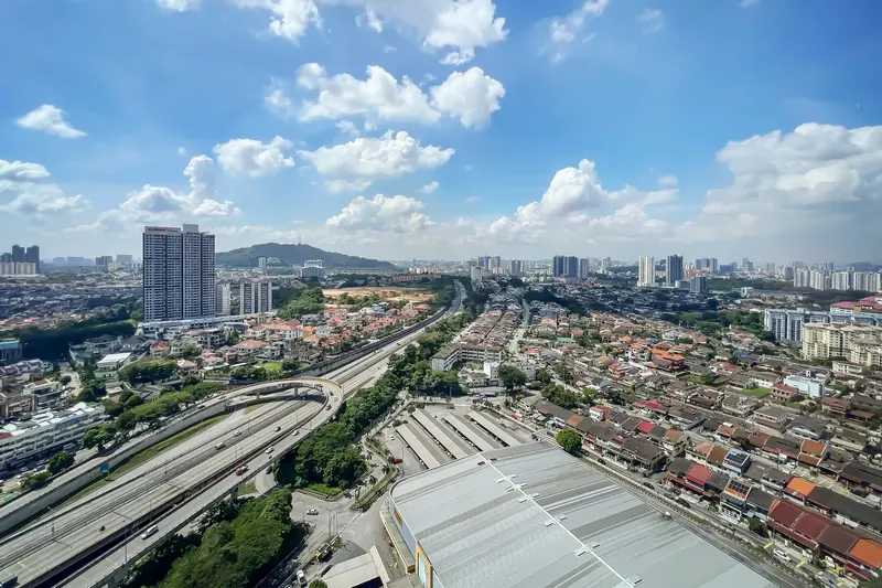 View over Cheras from an Arte Cheras unit