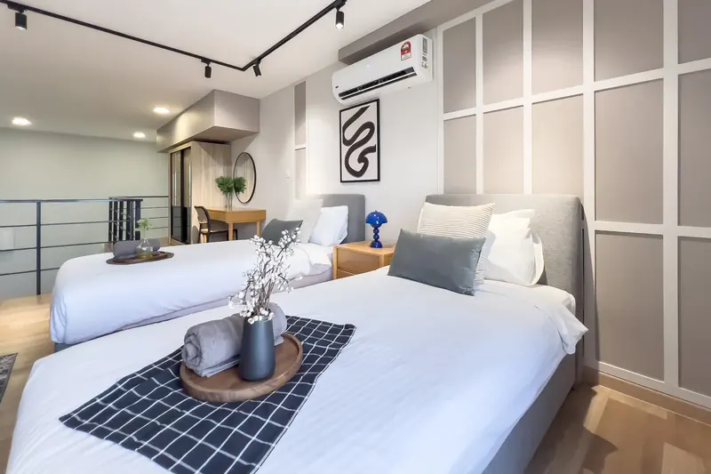 Loft beds in an Arte Cheras loft unit managed by WefieHome