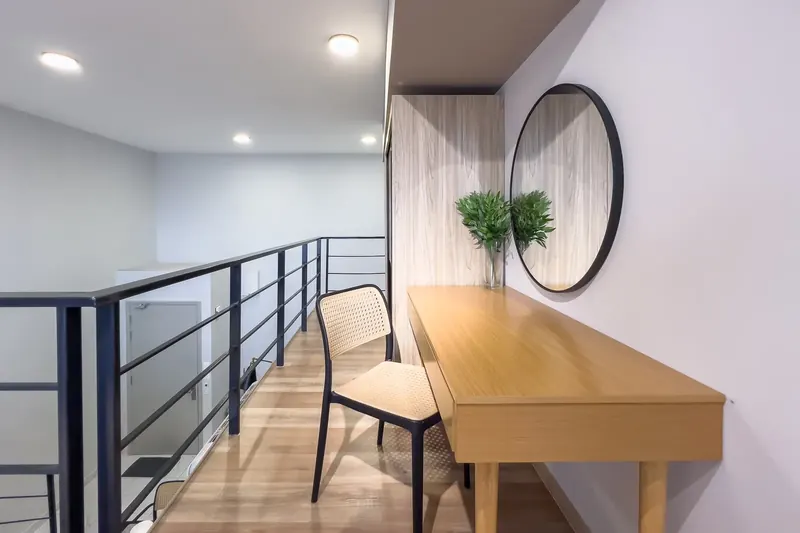 Study nook in an Arte Cheras loft unit managed by WefieHome