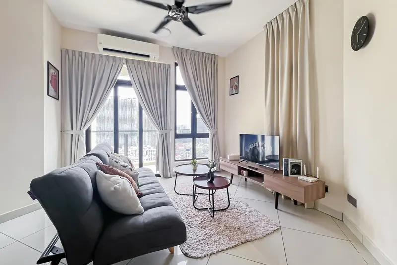 Living room of a J Dupion Residence unit managed by WefieHome