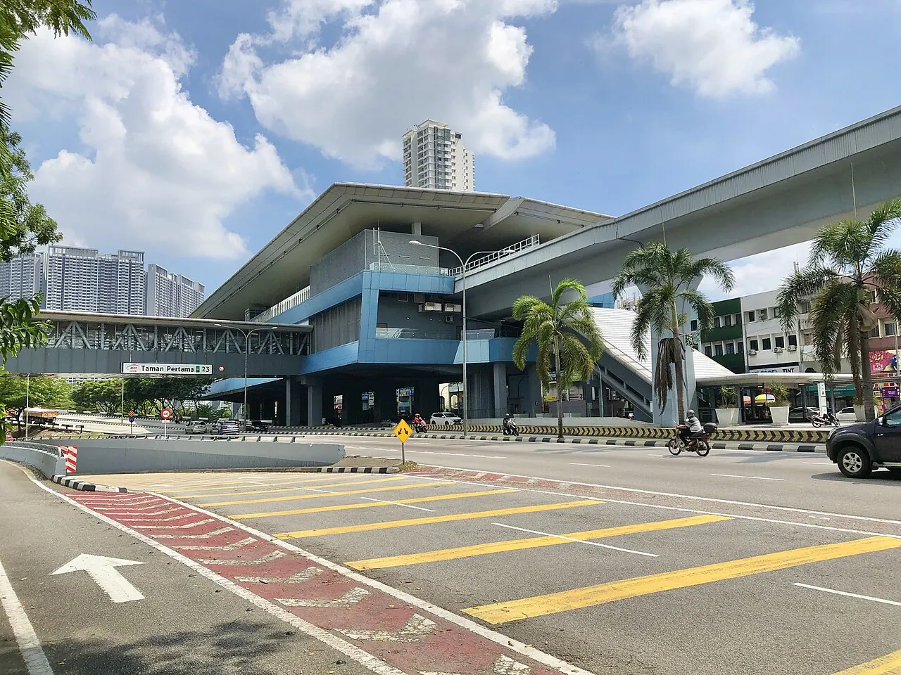 Taman Pertama MRT station in Cheras, Kuala Lumpur