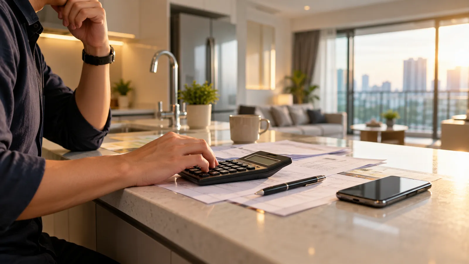 Owner working out whether rent covers the monthly instalment