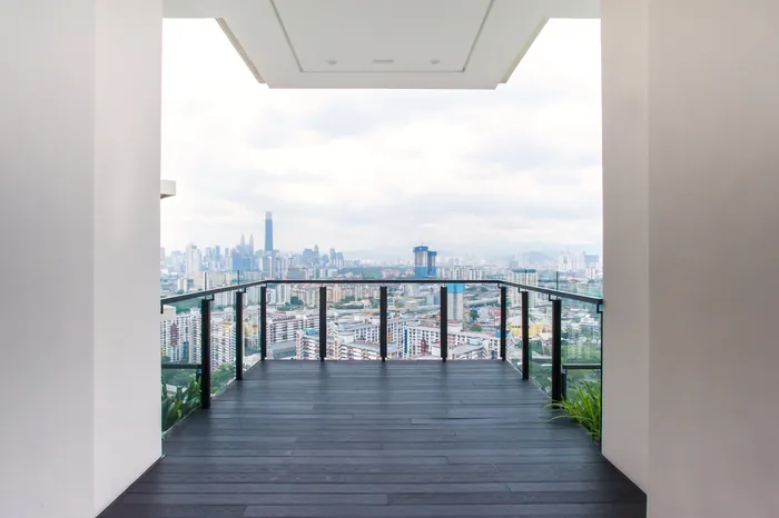 J Dupion Residence sky deck overlooking the Kuala Lumpur skyline
