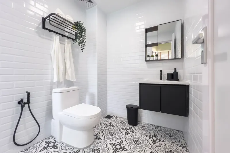 Bathrooms and water heaters at the Shah Alam landed house managed by WefieHome