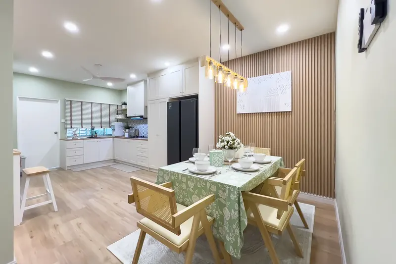 Dining area in the Shah Alam landed house managed by WefieHome