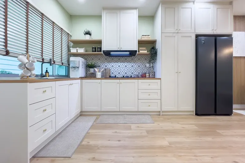 Kitchen and plumbing at the Shah Alam landed house managed by WefieHome