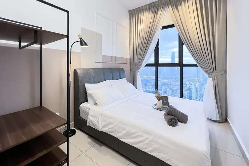 Third bedroom in the 3-bedroom Trion KL unit
