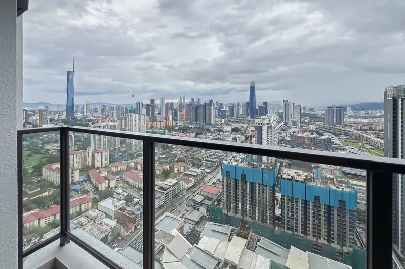Merdeka 118 seen from a Trion KL unit managed by WefieHome